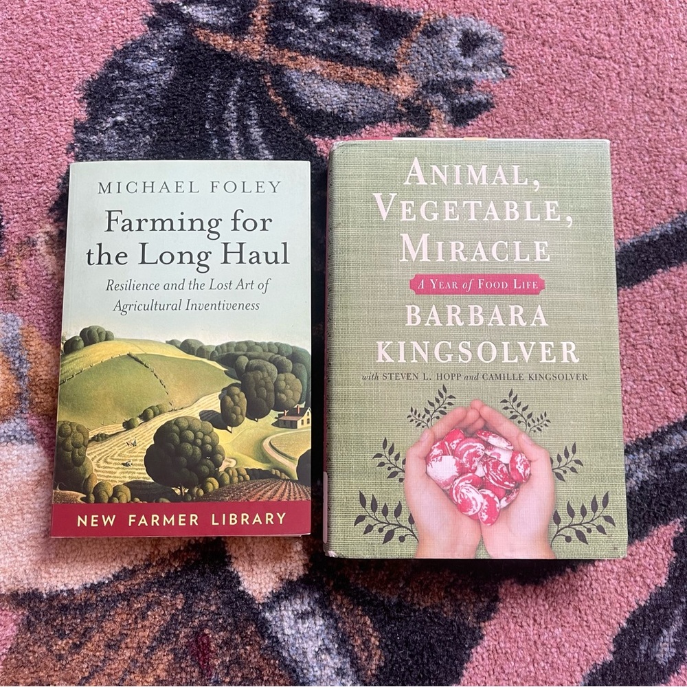 BOOK LOT FARMING FOR THE LONG HAUL ANIMAL VEGETABLE MIRACLE